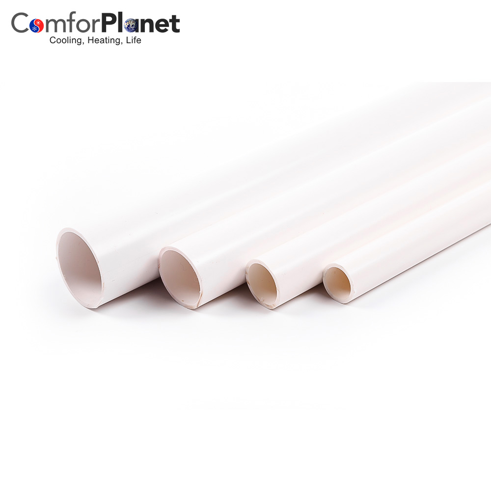 Tubo di ventilazione condotto dell'aria diametro 100 125 150 mm lunghezza 1 m tubo tondo in plastica PVC condotto tondo condotto di estrazione del tubo di scarico