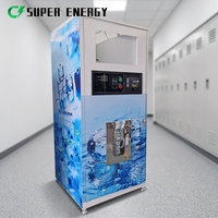 Distributeur automatique de glace commercial avec paiement par pièces, billets et cartes, SDK, capacité de 800-900 unités, refroidissement par compresseur, garantie 1 an, super économe en énergie