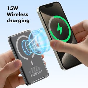 Batterie externe magnétique sans fil ultra-fine 5000 mAh avec design ultra-plat de 9,6 mm - Product Image 2