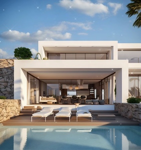 Villa préfabriquée moderne à un étage, belle <span class=keywords><strong>maison</strong></span> à un seul niveau - Product Image 1