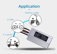 Contrôleur à onde sinusoïdale 36V 48V 350W avec écran LCD Bafang 600C pour vélo électrique, écran LCD TFT 2,4 pouces, étanche IP65