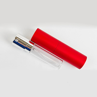 Flacons de parfum en aluminium rotatifs de 5 ml/8 ml/10 ml avec pompe pulvérisatrice en aluminium, coloris rose, bleu, noir