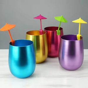 12 औंस 15 औंस 20 औंस लाल नीला सोना एल्यूमीनियम पेय कप यात्रा मग एल्यूमीनियम टंबलर बीयर मग कॉफी कप - Product Image 4