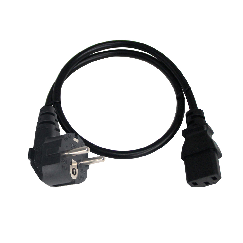 Европейский шнур питания (CEE7/7-IEC320C13) 5 футов, CEE7/7, стандарт Schuko, европейская вилка переменного тока для шнура питания C13