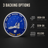 Fabricant chinois de badges à coudre, écussons brodés personnalisés avec support thermocollant pour jeans, sacs d'école, chapeaux et vêtements