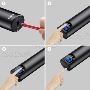 Compresor de Aire Portátil Inalámbrico USB Audew de 12V y 150PSI con Pantalla LCD, Bomba Inflable Manual para Autos, Bicicletas, Neumáticos, Balones y Anillos de Natación - Product Image 6