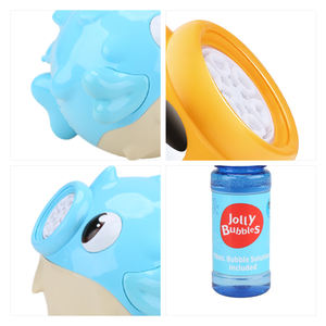 Máquina de Burbujas Portátil para Niños, con Forma de Pez, Funciona con Pilas, Divertida para Fiestas en el Patio Trasero, la Playa y Actividades al Aire Libre - Product Image 4