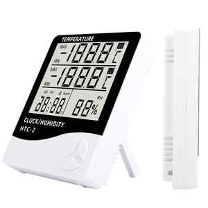 Pengukur kelembapan suhu, <span class=keywords><strong>Monitor</strong></span> alat ukur Digital dalam ruangan luar ruangan Model laris - Product Image 4