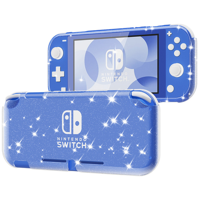 Protective Case for Nintendo Switch Lite Crystal Glitter Bling Soft TPU Cover Protector with Shock-Absorption and Anti-Scratch