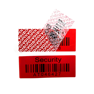 Etiquetas de Embalaje en Rollo con Corte Troquelado de <span class=keywords><strong>PET</strong></span> Impresas Personalizadas, Excelente Seguridad, VOID Anti-Falsificación, Advertencia de Vinilo Acrílico - Product Image 3