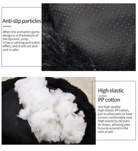 70cm Langes Plüsch Katzenbett Katzenmatte Rundes Weiches Bett für Hunde Haustierkissen Katzenbett Schlafsofa Matten Haustier Hersteller Direktversand - Product Image 4