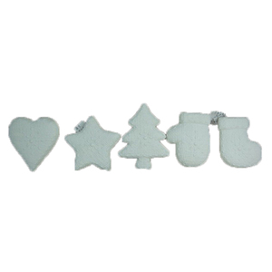 Simple Design Good-looking Low Cost Superior Quality Unpainted Ceramic Christmas Ornaments - Product Image 1