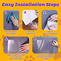 Protège-meubles pour chats grattoir pour chat griffoir autocollant durable bande d'entraînement anti-rayures pour animaux de compagnie coussinets pour canapé canapé