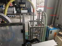 Machine de remplissage aseptique BIB à tête unique 100-250 sacs/h, pompe plastique de qualité alimentaire haute efficacité pour lait, yaourt, boissons