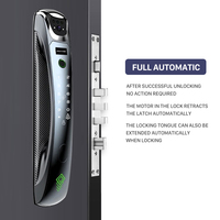 Vente en gros Serrure numérique automatique Cerradura Tuya Wifi Serrure de porte intelligente à reconnaissance faciale 3D avec déverrouillage par caméra à distance