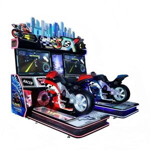 Simulateur de course de moto et de voiture Creatfun CYS50 Heavy Duty 2 joueurs 5DX Super Bike, machine de jeu à monnayeur universelle - Product Image 1