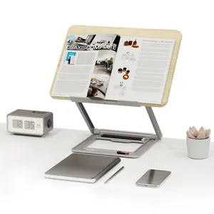 Height Angle Adjustable Book Bracket For Reading Hands Reading Stand Laptop Stand