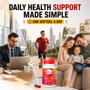 Suplemento de Extractos de Aceite de Krill Omega 3 de Alta Potencia, 130 Cápsulas Blandas con Aceite de Pescado para Mujeres y Hombres, Suplemento para la Salud - Product Image 5
