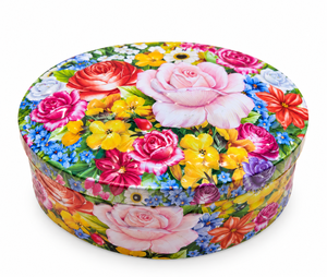 Boîte en étain ovale de qualité alimentaire, vide, avec couvercle, personnalisable avec logo imprimé, pour emballage de biscuits, bonbons et chocolats - Product Image 6