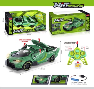 Coche RC <span class=keywords><strong>Bugatti</strong></span> 1:12 con Apertura de 3 Puertas con una Sola Tecla, Luz LED, Recargable, Juguete de Control Remoto - Product Image 5