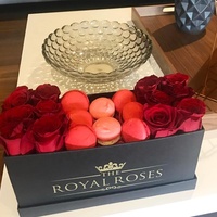 Boîte cadeau en forme carrée pour rose éternelle, fabriquée en Chine