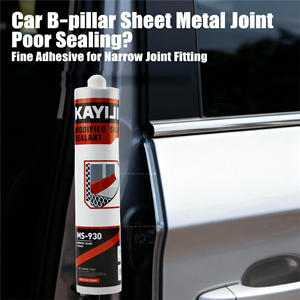 Scellant en silicone neutre OEM, imperméable, usage général, <span class=keywords><strong>colle</strong></span> et adhésif pour la construction, pour l'emballage d'aquariums, apparence verre, 300 ml - Product Image 1