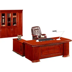 A-38 yeni kaplama ofis mobilyaları son ofis masası iş istasyonu masa tasarımları ceo yönetici masası yöneticisi L şekilli mdf masa