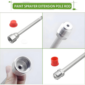 Extensions de buse de pistolet de pulvérisation sans air industriel DIY de 30 cm, accessoires <span class=keywords><strong>pour</strong></span> pistolet de peinture pneumatique ou électrique à pression - Product Image 6