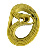 Bande abrasive personnalisable en feutre de laine pour polissage, dureté 42-53 HRC, couleur blanche, pour polissage miroir de l'acier inoxydable