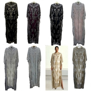 <span class=keywords><strong>Robe</strong></span> Kaftan de Luxe Perlée à la Main de Haute Qualité, Vente Directe Usine, pour Femmes Musulmanes, Aïd, Mariage, Cérémonie, Abaya, Dubaï, <span class=keywords><strong>Robe</strong></span> Longue Maxi Modeste - Product Image 4