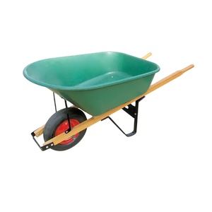 <span class=keywords><strong>Brouette</strong></span> de <span class=keywords><strong>jardin</strong></span> YUANTAI WB641 160 L à 2 roues, <span class=keywords><strong>légère</strong></span> et durable en plastique vert, avec double roue, montage facile - Product Image 4
