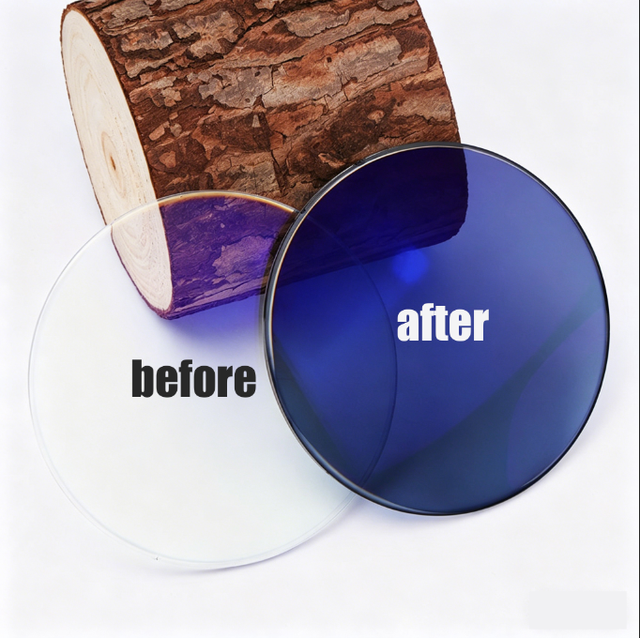 Eyeglass Lens 1.56 Anti-blue Light Lenses Multifocal  Reading Lenses  Photochromic Anti Blue Light Lenses