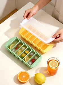 Boîte de conservation alimentaire sans BPA à 4 compartiments, moule en silicone pour soupe, sauce, glaçons, beurre, chocolat, bac de congélation avec couvercle - Product Image 6