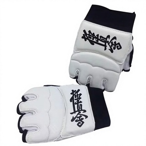 Gants de karaté Kyokushin Mitaines de karaté avec bande longue Gants de compétition Kyokushin Karate Sparring Training - Product Image 1