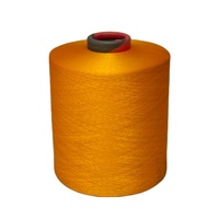 Fil de polyester DTY teint en masse Huilong 100% 150D/48F, écologique, anti-boulochage, torsion Z pour le tricot à la main