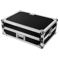 Flight case professionnel en aluminium pour contrôleur DJ, boîte de transport et de rangement en aluminium avec rack 2U et plateforme coulissante brevetée