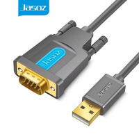 Câble USB vers RS-232 Jasoz, adaptateur série DB9, USB 2.0 mâle vers mâle, puce PL2303GT, gaine en PVC, pour scanner, ordinateur, imprimante POS