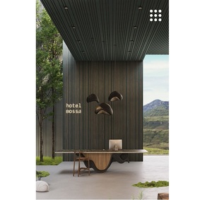 Paneles acanalados de MDF de 12 mm de estilo madera moderno para decoración de paredes y proyectos de renovación de interiores - Product Image 2