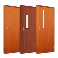 Porte en bois ignifugée de haute qualité certifiée BS pour hôtel intérieur HPL 30/60/90/120 minutes Porte ignifugée pour hôtel