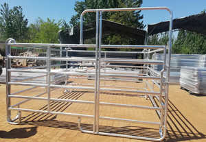 Enclos à chevaux portable robuste et personnalisable en acier galvanisé pour bovins, vaches, moutons, chèvres, clôture de ferme australienne - Product Image 2