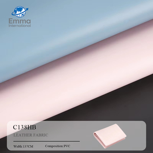 Cuir synthétique PVC imperméable et résistant aux rayures de 0,7 mm, avec dos en suède polaire, rigide et foncé, pour sacs et ceintures pour femmes - Product Image 1