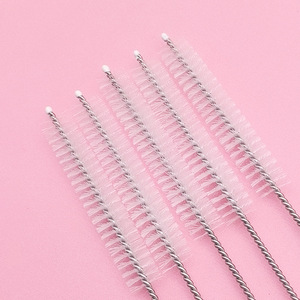 Cleaning <b>Brush</b> 304 Stainless Steel Long Handle For Baby Bottle Cup Test Tube Cleaning - Product Image 2