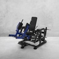 Appareil de musculation professionnel pour pont de hanche, entraîneur d'abduction inclinée et de poussée des hanches 45° °   Appareil d'entraînement réglable pour les fessiers et les cuisses externes