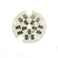 Placa Led PCB personalizada, lámpara PCB de aluminio, fuente de luz, placa de corte de doble cara, diseño de placa de circuito y fábrica de desarrollo