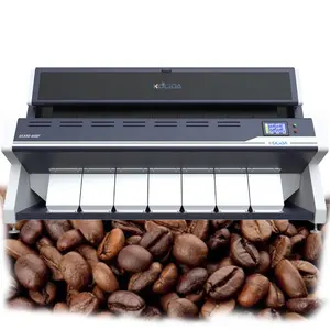 Giá thấp 7 Máng Màu SORTER/hạt cà phê gạo phân loại máy với màu SORTER