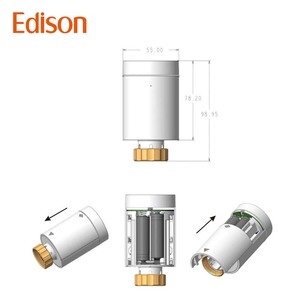 Mô hình <span class=keywords><strong>2025</strong></span> thông minh Wifi tản nhiệt nhiệt tuya Tương thích cho gia đình & Bệnh viện cho các bộ phận sưởi ấm sàn - Product Image 3