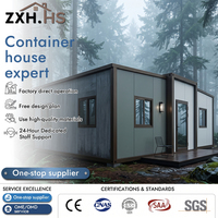 Maison conteneur extensible moderne de 40 pieds, compatible solaire, sur mesure pour zones éloignées, nouvelle norme australienne, Rumah container