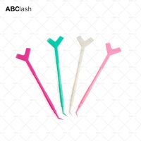 Abclash meilleure vente ensemble de levage de cils avec outil de séparateur d'isolation d'extension de cils en acier inoxydable en métal et rouleaux en silicone