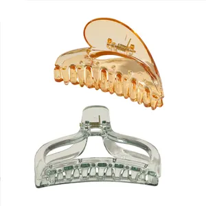 New design acrylic transparent clips girls women clear hair claws Clips