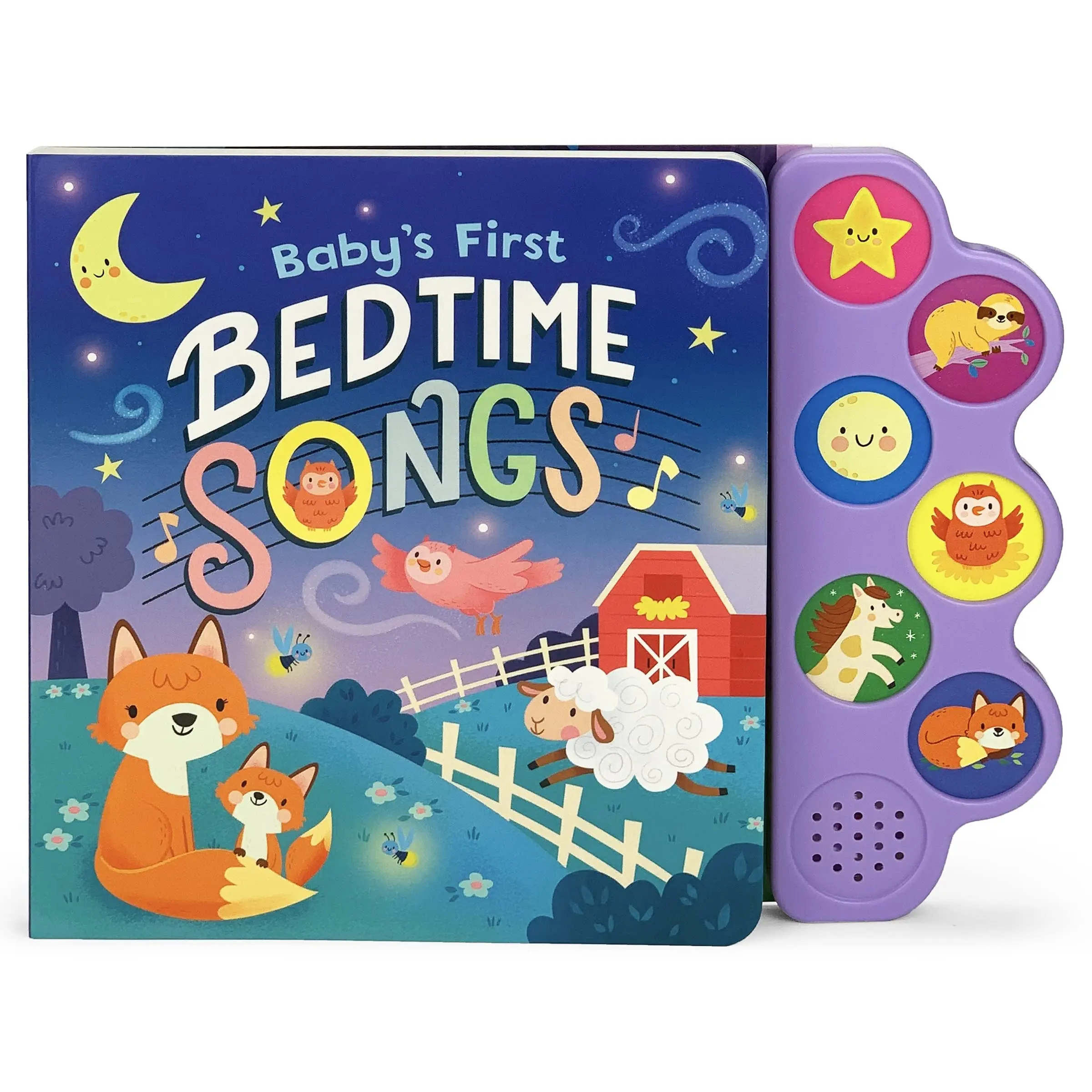 Primeiro Bedtime Songs do bebê (livro interativo da canção infantil com 6 Sing-Along Tunes)